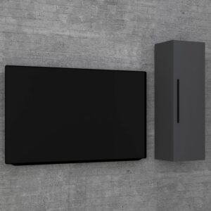 Hängeschrank Arila L Anthrazit Holzwerkstoff MID.YOU Möbel > Kommoden & Schubladenschränke > Hängeelemente Anthrazit