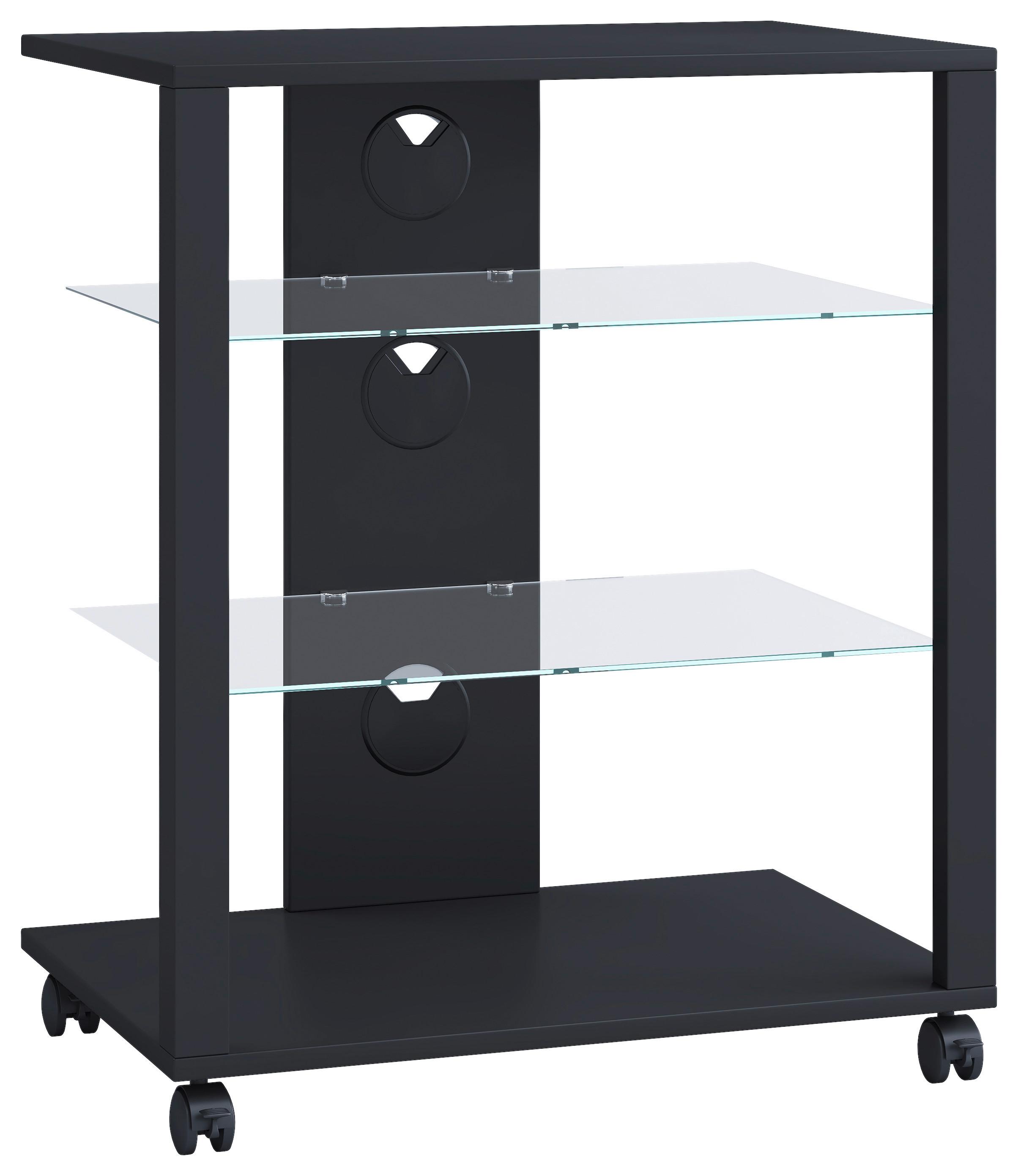 Wohnli Möbelsuche - TV-Rack Folas Schwarz