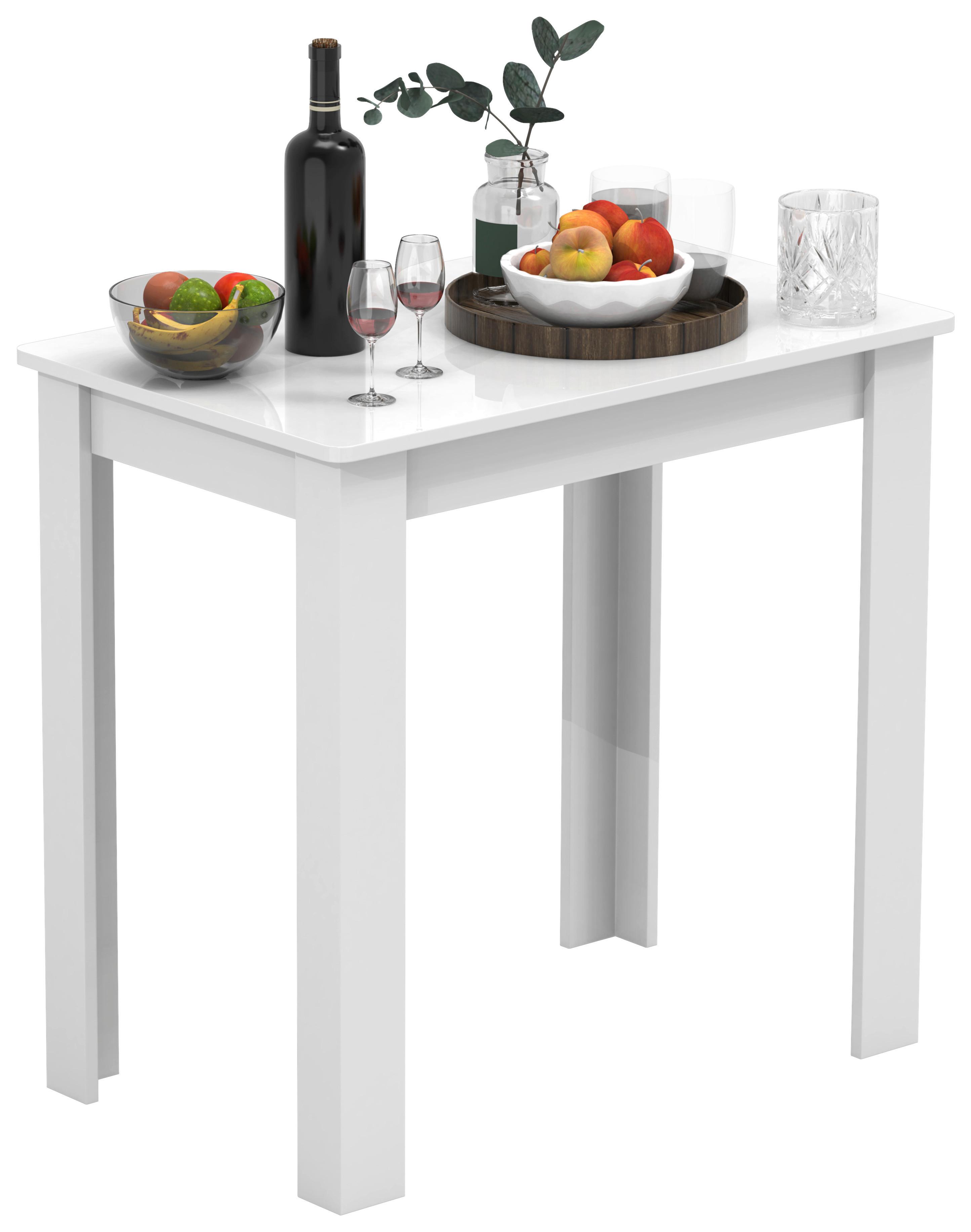 Esstisch Esal Weiß ca. 80x50x76 cm Holzwerkstoff MID.YOU Möbel > Tische > Esstische Weiß
