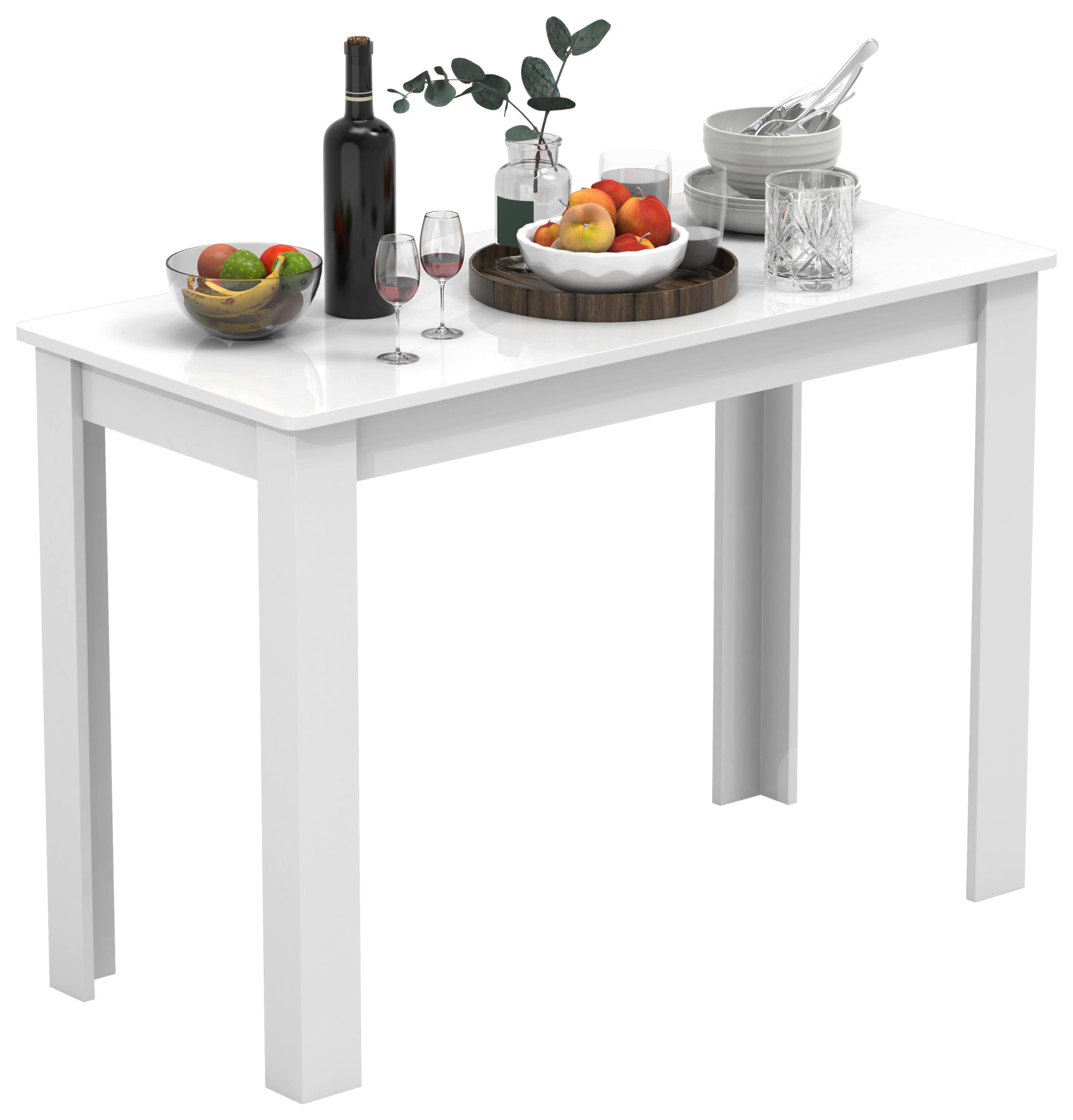 Esstisch Esal Weiß ca. 110x50x76 cm Holzwerkstoff MID.YOU Möbel > Tische > Esstische Weiß