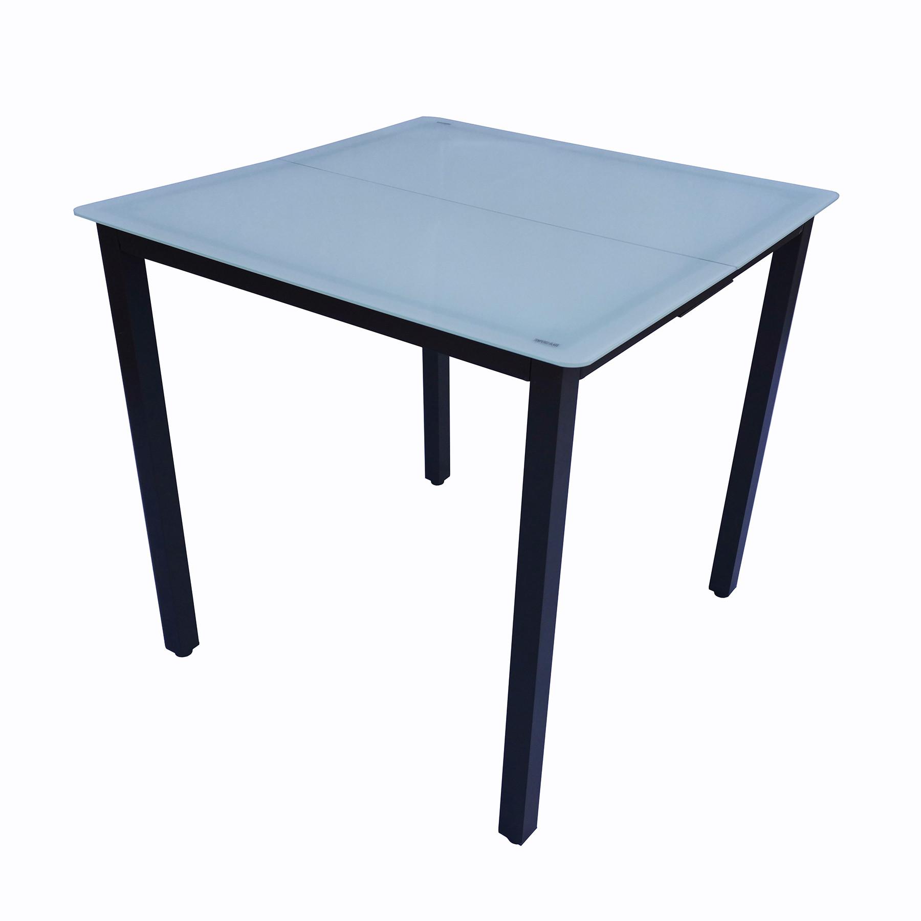 wohnli-moebel-suche-000657036801 Wohnli Möbelsuche - Gartentisch Schwarz ca. 80x80x73 cm