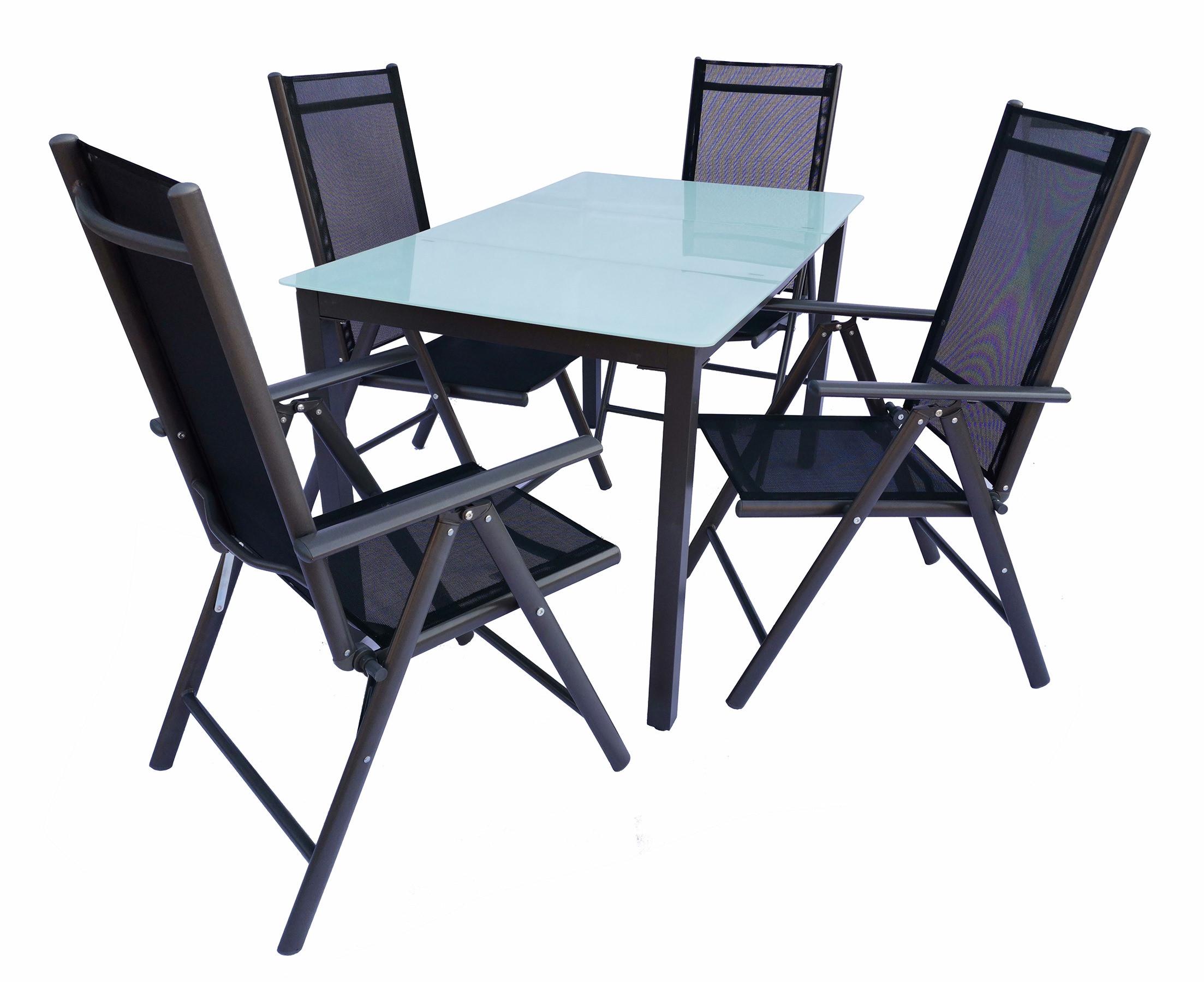 wohnli-moebel-suche-000657038703 Wohnli Möbelsuche - Gartentischgruppe 5-tlg. Anthrazit