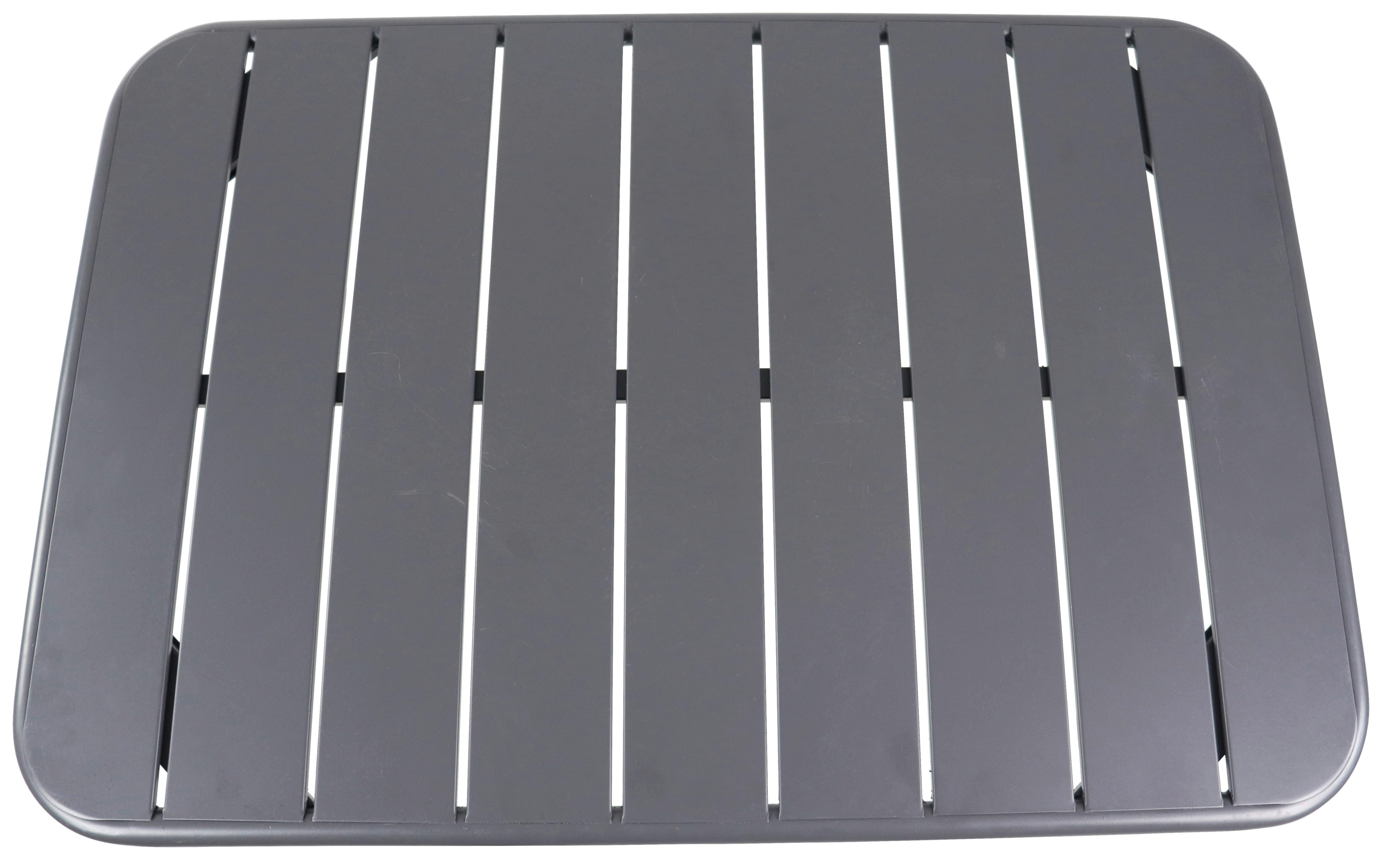 Gartentisch Sumila Schwarz ca. 80x55x72 cm Metall, Kunststoff Ambia Garden Garten & Outdoor > Gartenmöbel > Gartentische > Gartenesstische Schwarz