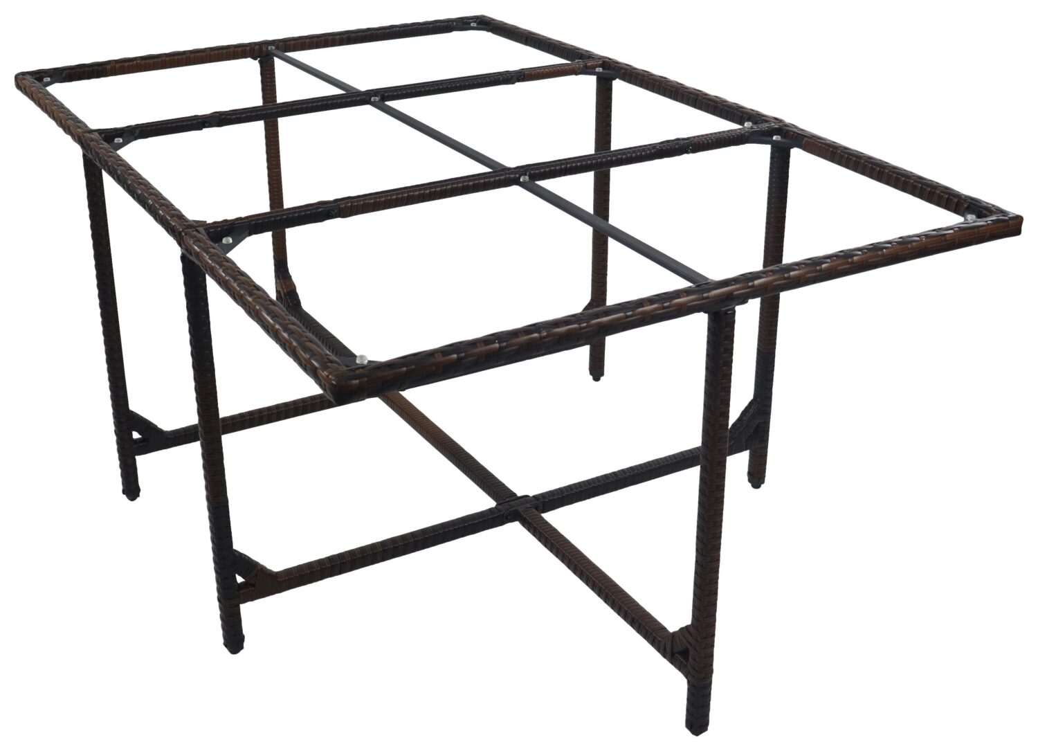 Gartentisch Raloso ca. 170x110x72 cm Braun Glas Ambia Garden Garten & Outdoor > Gartenmöbel > Gartentische Braun