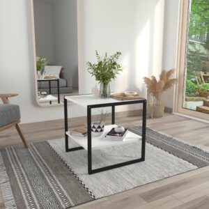 Couchtisch Insasi M Weiß Holzwerkstoff MID.YOU Möbel > Tische > Couchtische > Couchtische mit Stauraum Weiß
