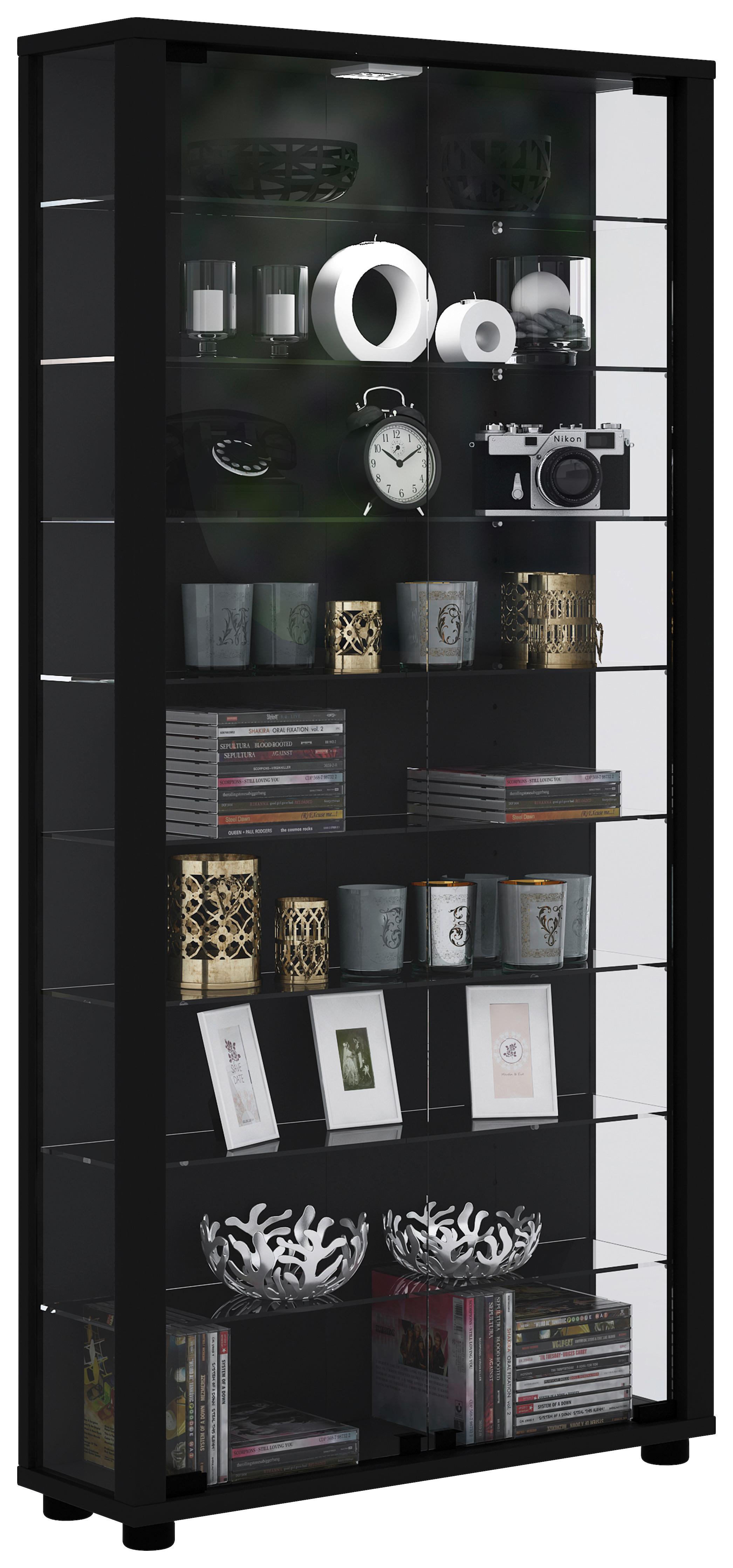 wohnli-moebel-suche-000657049502 Wohnli Möbelsuche - Vitrine Lumo Maxi Schwarz
