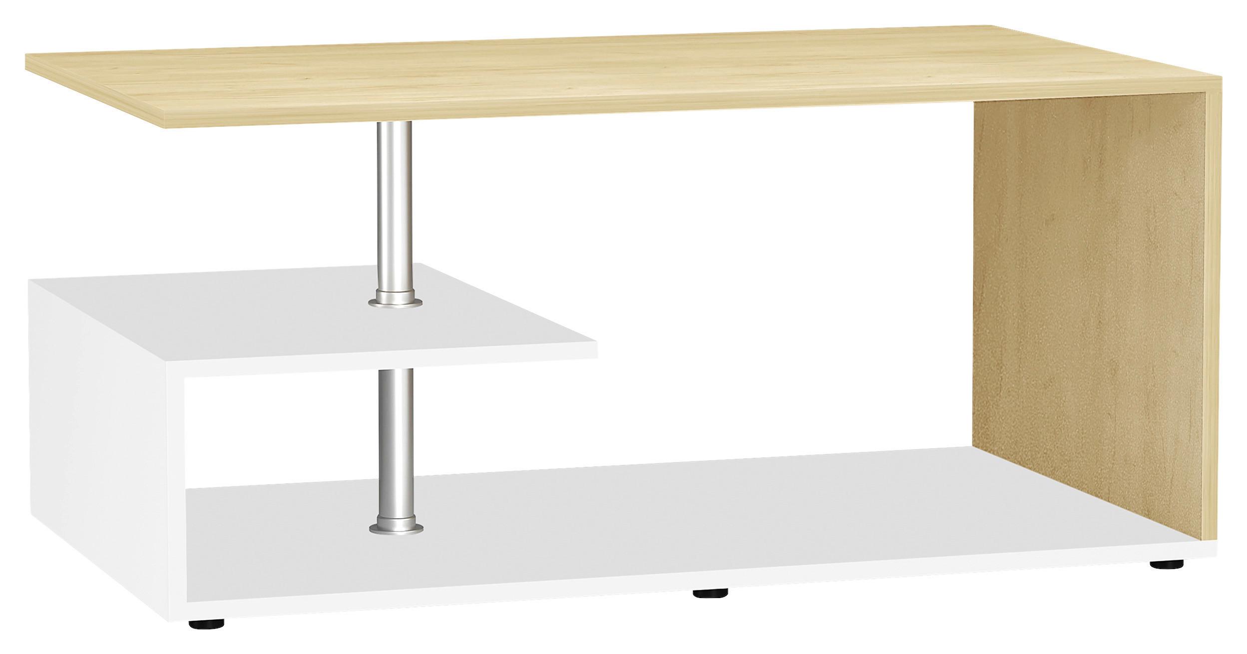 wohnli-moebel-suche-000657049606 Wohnli Möbelsuche - Couchtisch Maliso M Weiß/Honigeiche