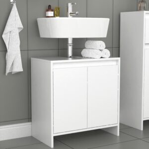 wohnli-moebel-suche-000657052201-1 Waschbeckenunterschrank Malira ca. 58x60 cm Weiß Holzwerkstoff MID.YOU Möbel > Schränke > Badezimmerschränke > Waschbeckenunterschränke Weiß