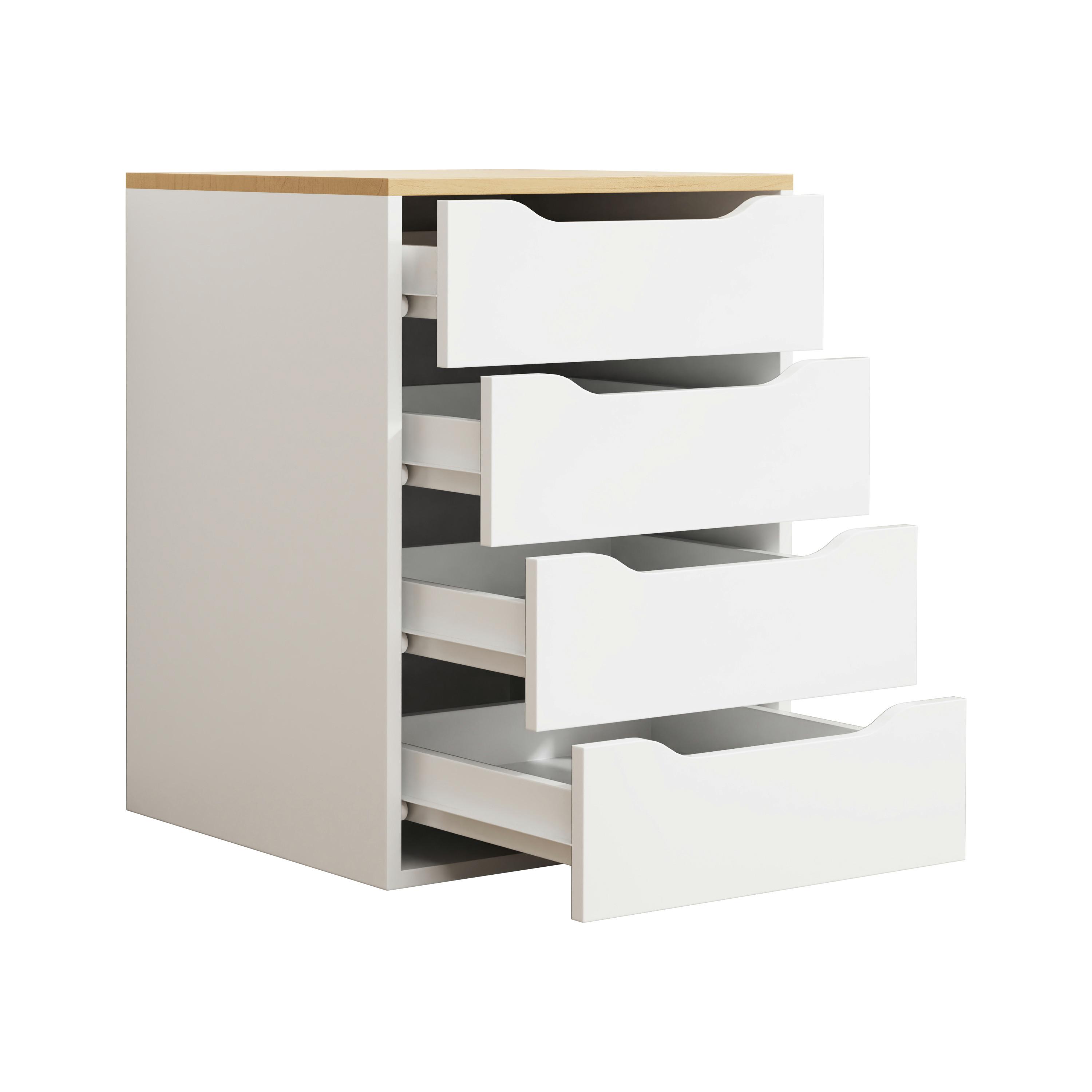 wohnli-moebel-suche-000657052208 Wohnli Möbelsuche - Nachtkästchen Malira M ca. 46x61 cm Weiß/Eiche