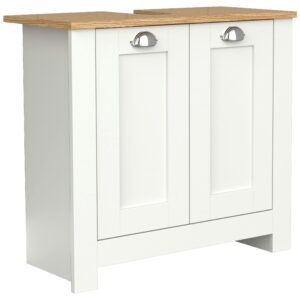 wohnli-moebel-suche-000657052401 Wohnli Möbelsuche - Waschbeckenunterschrank Balusa ca. 65x60 cm Weiß/Eiche