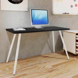 Schreibtisch Salia Anthrazit/Weiß ca. 110x50x70cm Metall, Holzwerkstoff MID.YOU Möbel > Tische > Schreibtische > Schreibtische Anthrazit