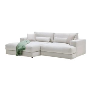 Ecksofa Fabiona Links Beige Holz Premium Living Möbel > Sofas & Couches > Wohnlandschaften > Ecksofas > XXL Ecksofas Beige