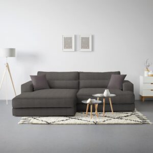 Ecksofa Fabiona links Braun Holz Premium Living Möbel > Sofas & Couches > Wohnlandschaften > Ecksofas > XXL Ecksofas Braun
