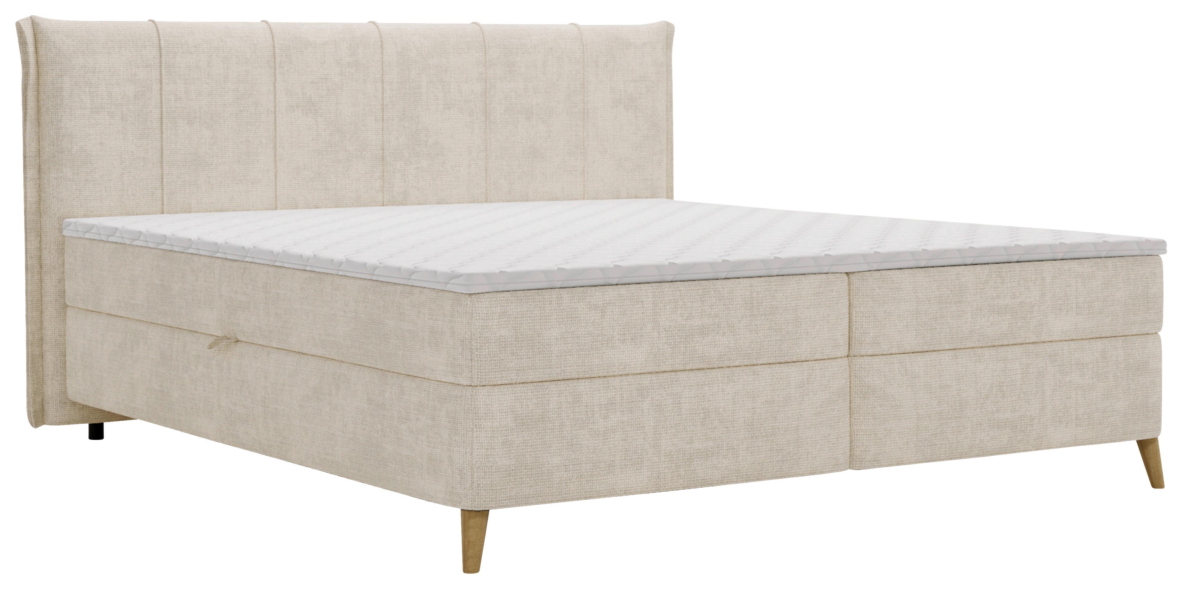 Wohnli Möbelsuche - Boxbett Veloria Beige ca. 180x200cm