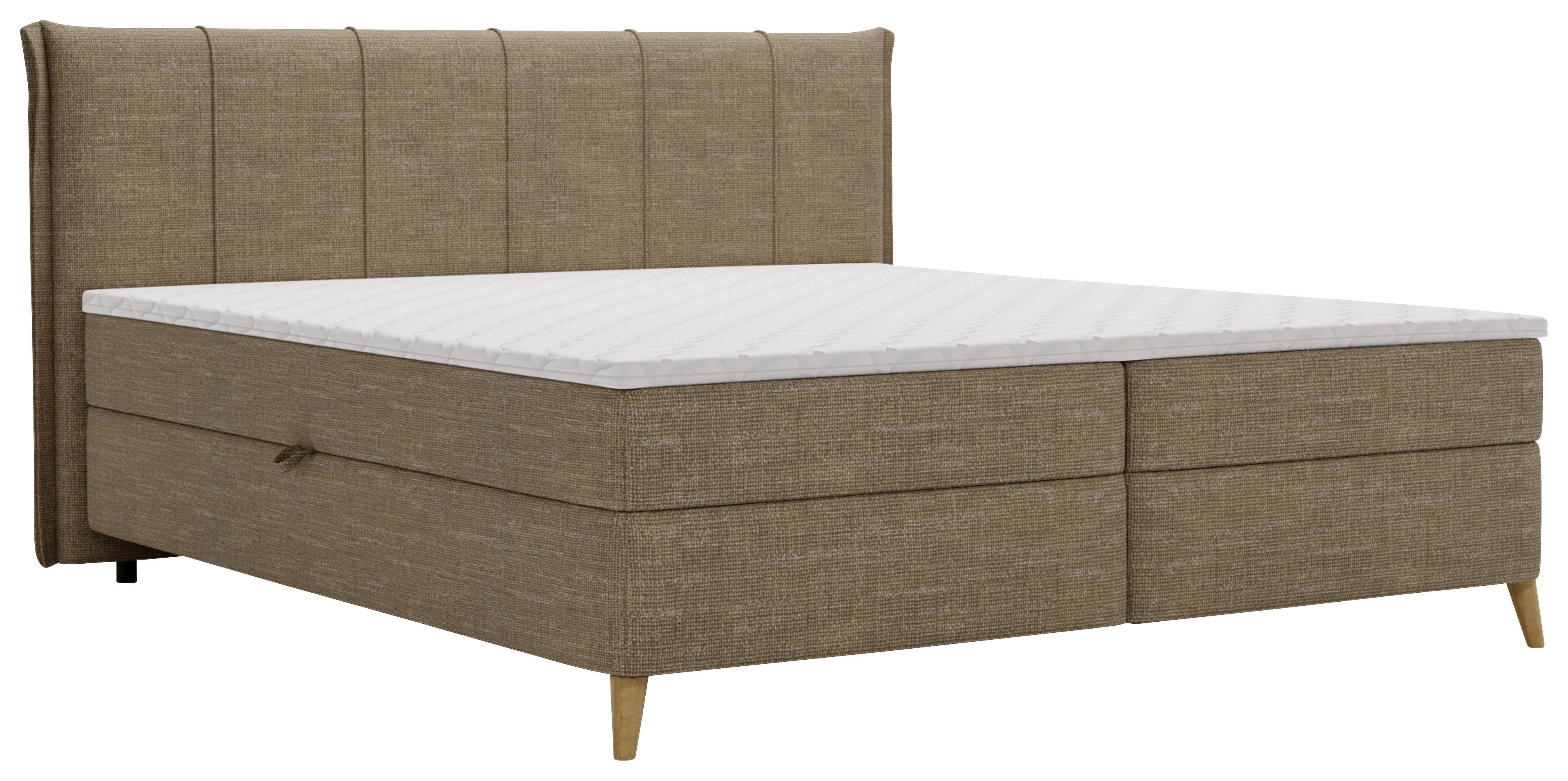 Wohnli Möbelsuche - Boxbett Veloria Braun ca. 180x200cm