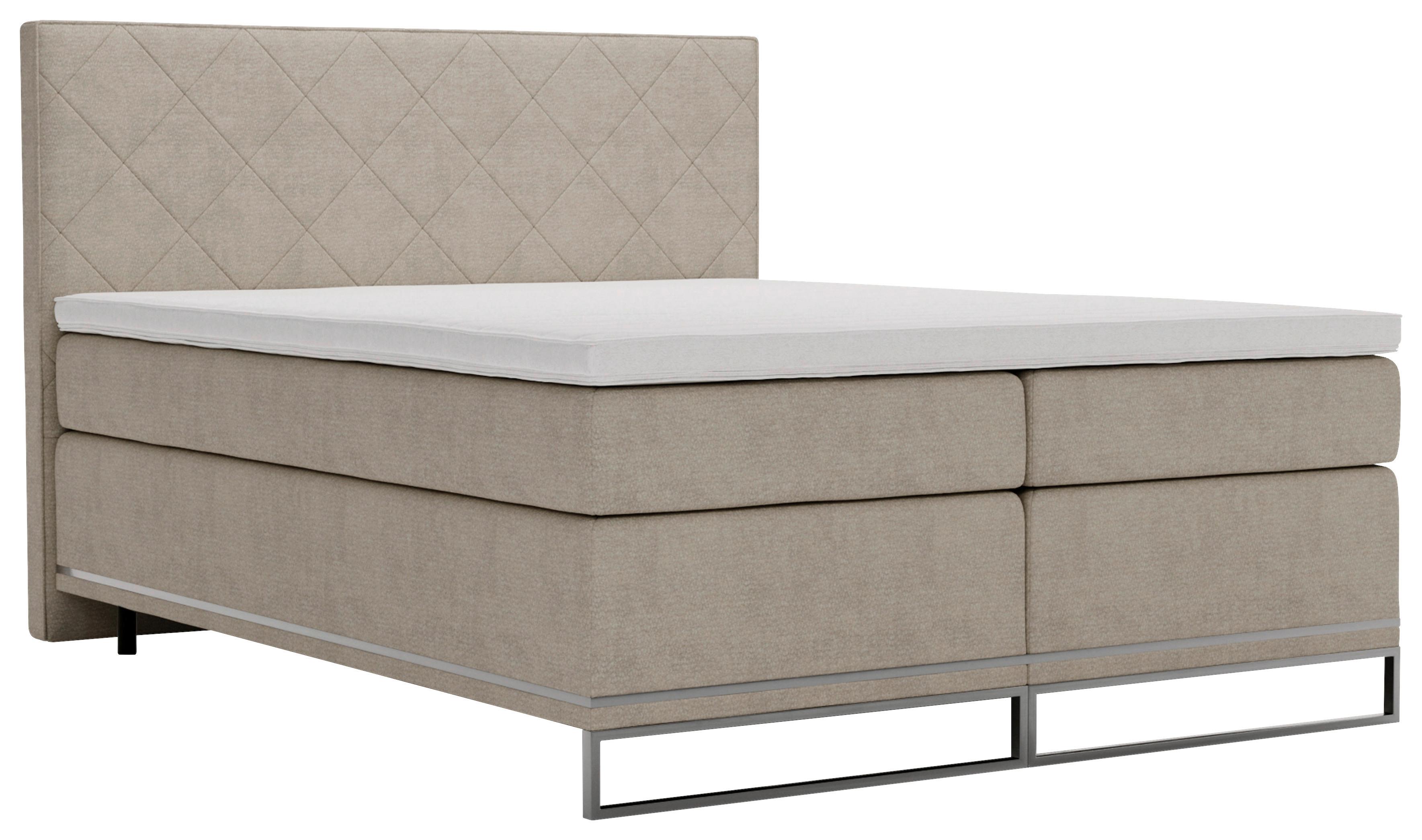 wohnli-moebel-suche-000670005327 Wohnli Möbelsuche - Boxspringbett Cromo Beige ca. 200x200cm