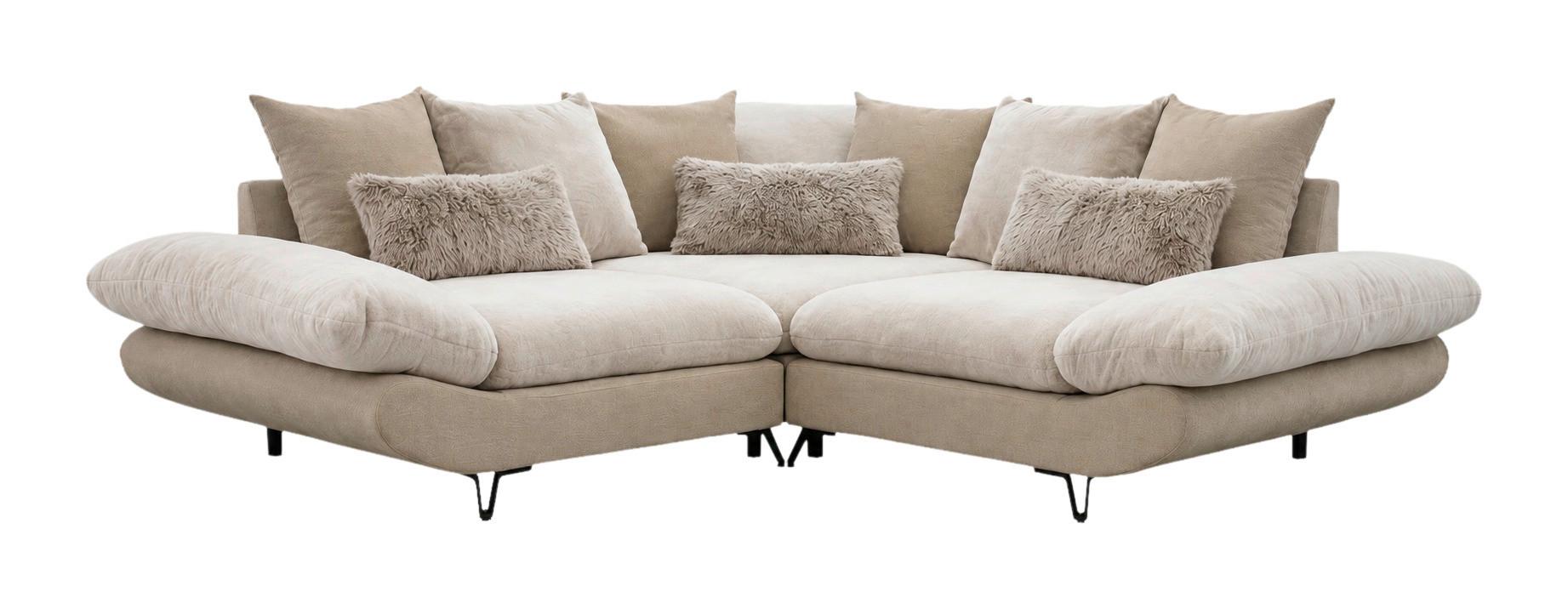 Wohnli Möbelsuche - Wohnlandschaft Bormio Beige