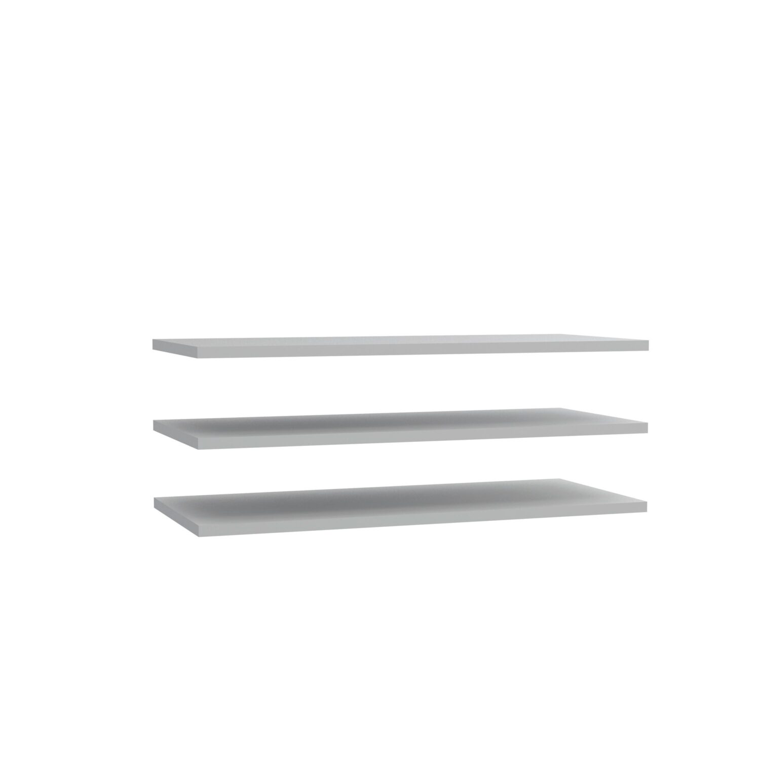 Wohnli Möbelsuche - Einlegeboden Zubehör in Grau 3er Set