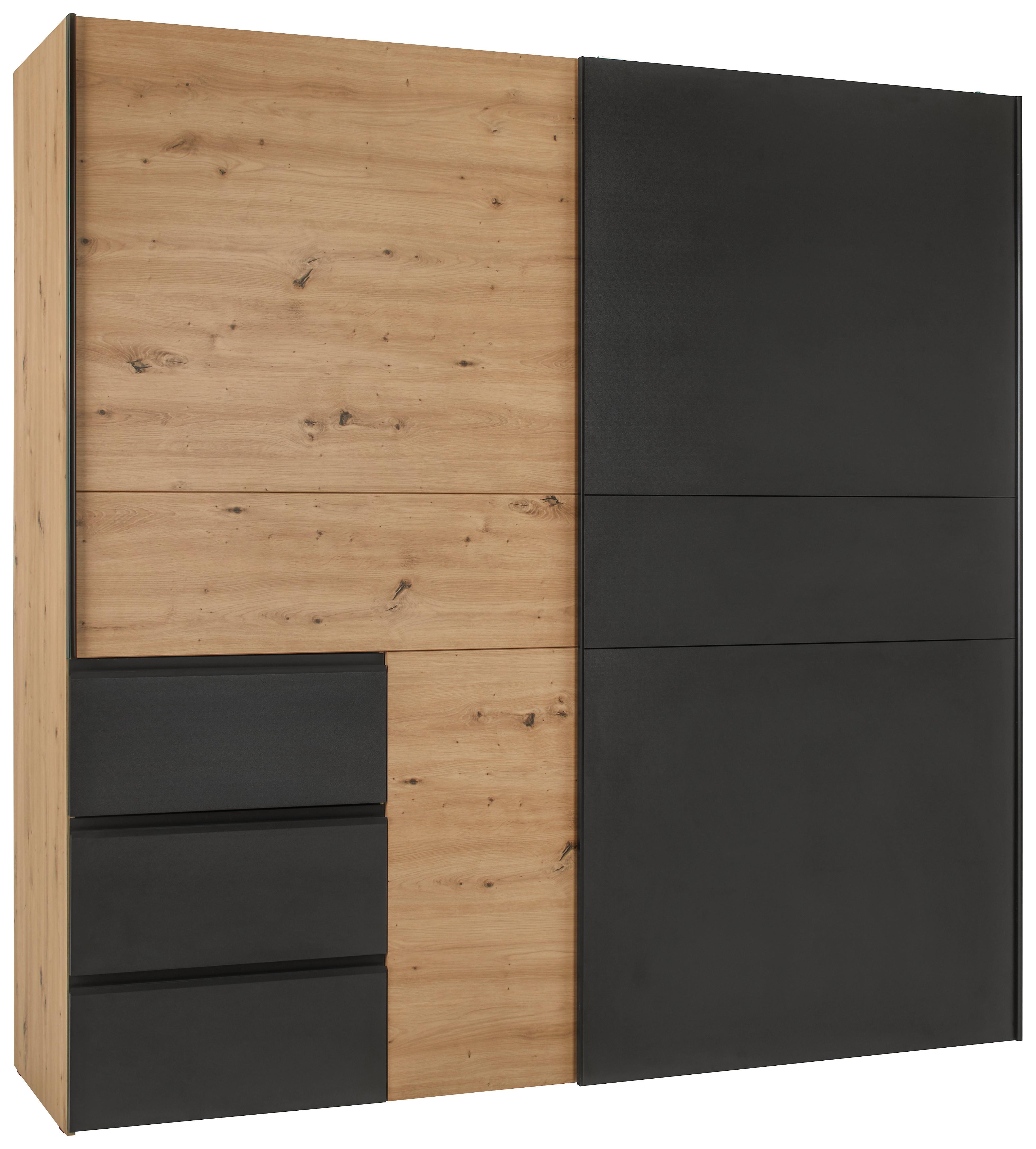 wohnli-moebel-suche-000687054801 Wohnli Möbelsuche - Schwebetürenschrank Racer Schwarz ca. 200