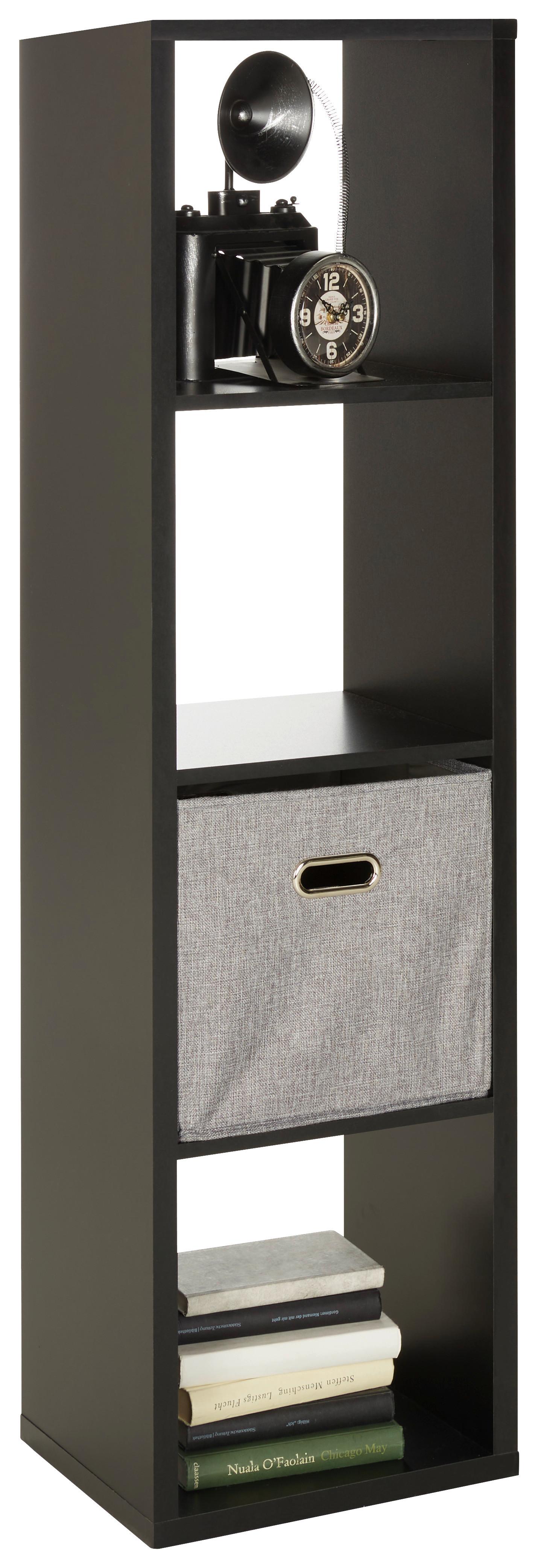 Raumteiler in Schwarz Holzwerkstoff Mömax Wohnzimmermöbel Schwarz