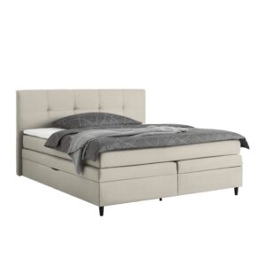 Wohnli Möbelsuche - Boxspringbett Miami in Taupe ca. 180x200cm