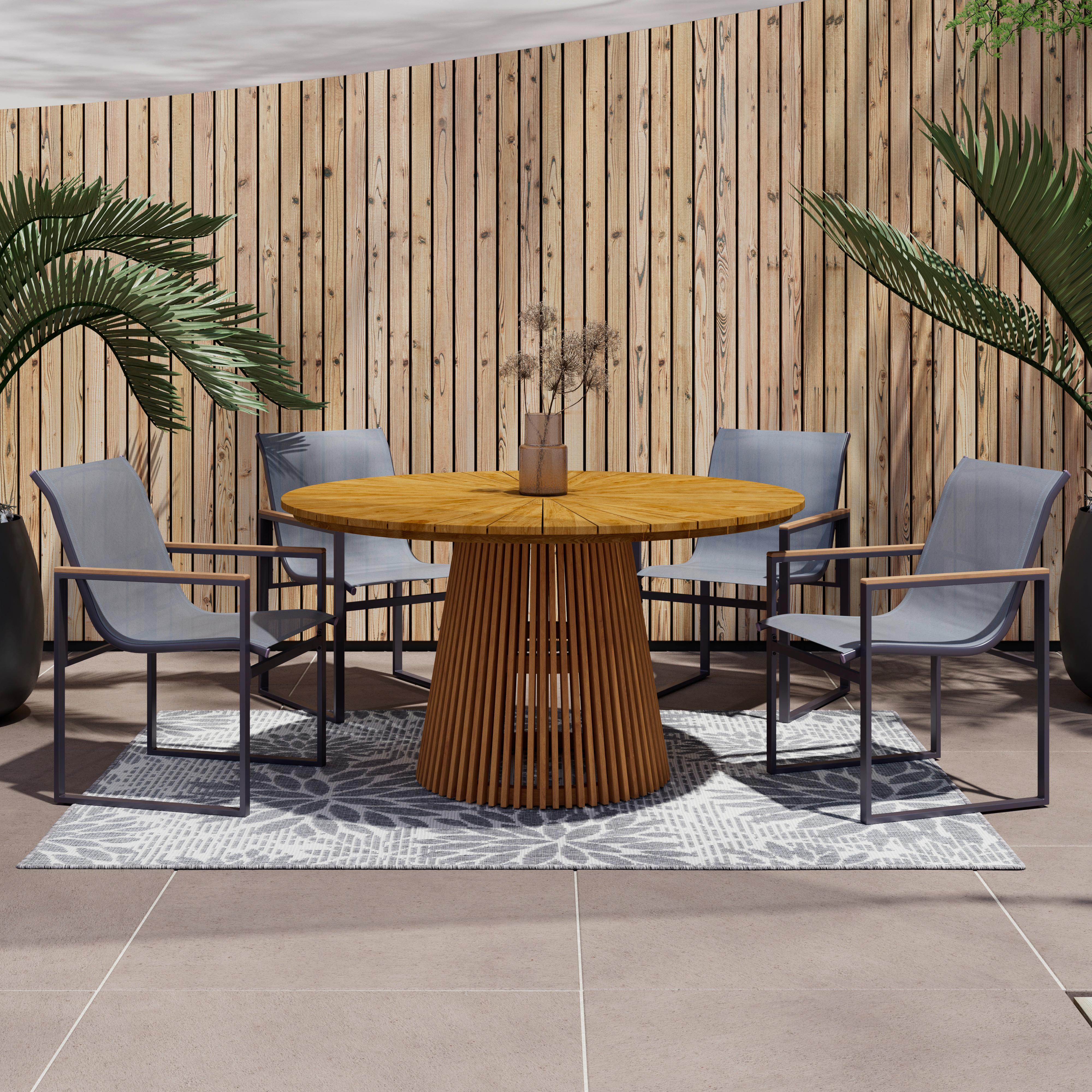 wohnli-moebel-suche-000727002601 Wohnli Möbelsuche - Gartensessel-Set Matteo Grau Metall/Texteline