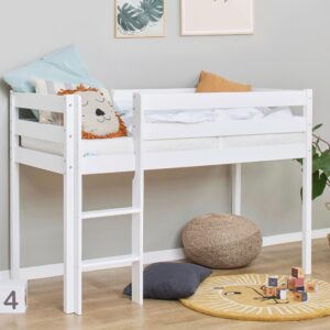wohnli-moebel-suche-000744001204 Wohnli Möbelsuche - Hochbett ECO COMFORT Weiß ca. 90x200 cm