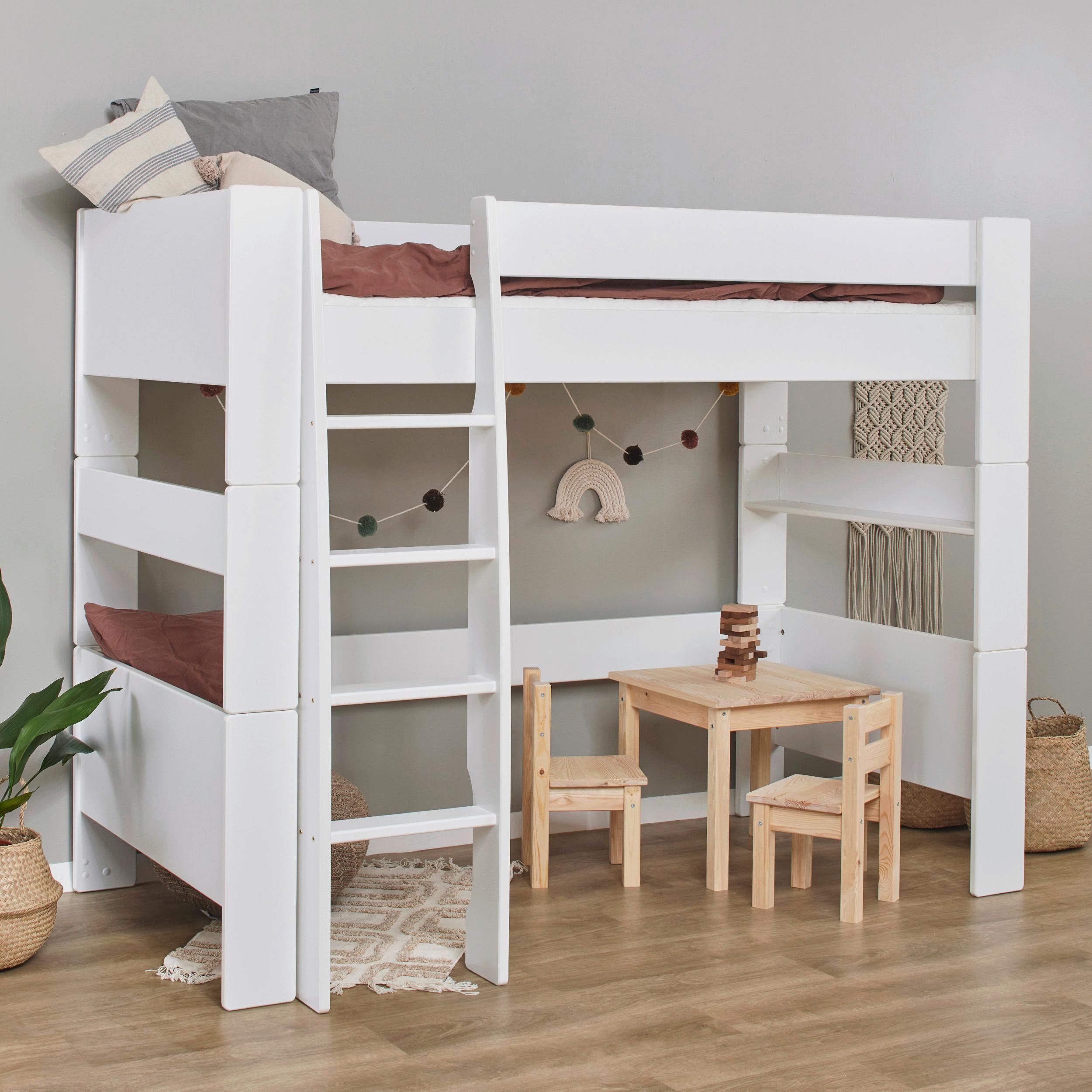Wohnli Möbelsuche - Hochbett PURE Weiß ca. 90x200 cm