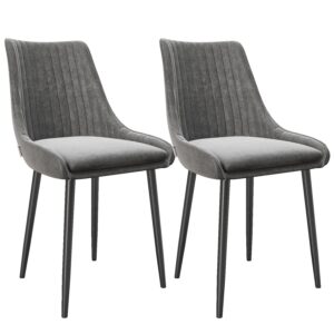 Wohnli Möbelsuche - PLAYBOY Polsterstuhl Samantha Anthrazit 2er-Set