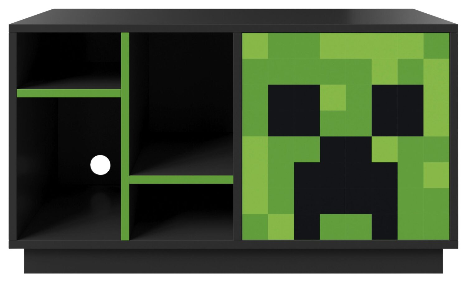 wohnli-moebel-suche-000776003013 Wohnli Möbelsuche - Sideboard Minecraft ca. 108x61x37 cm Schwarz/Grün