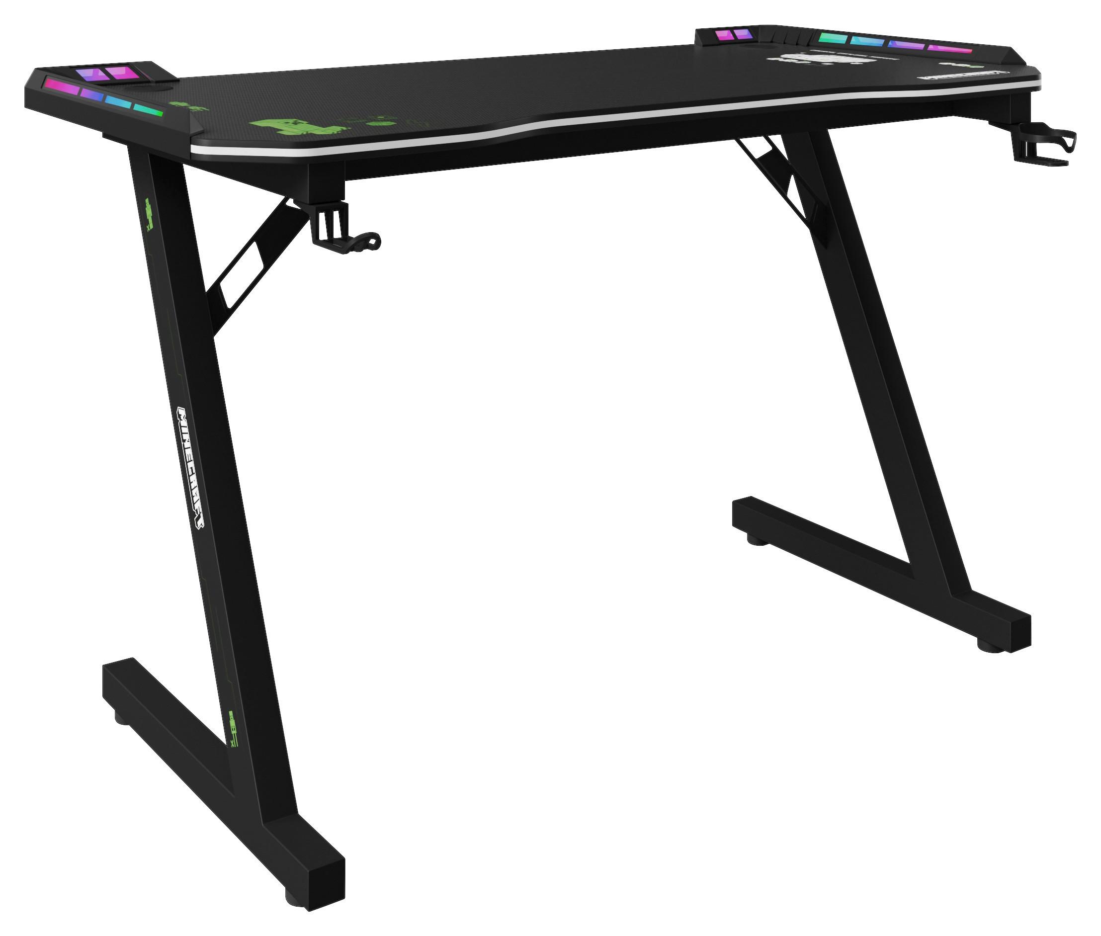 Wohnli Möbelsuche - Gamingtisch Minecraft Schwarz ca. 120x60x74cm