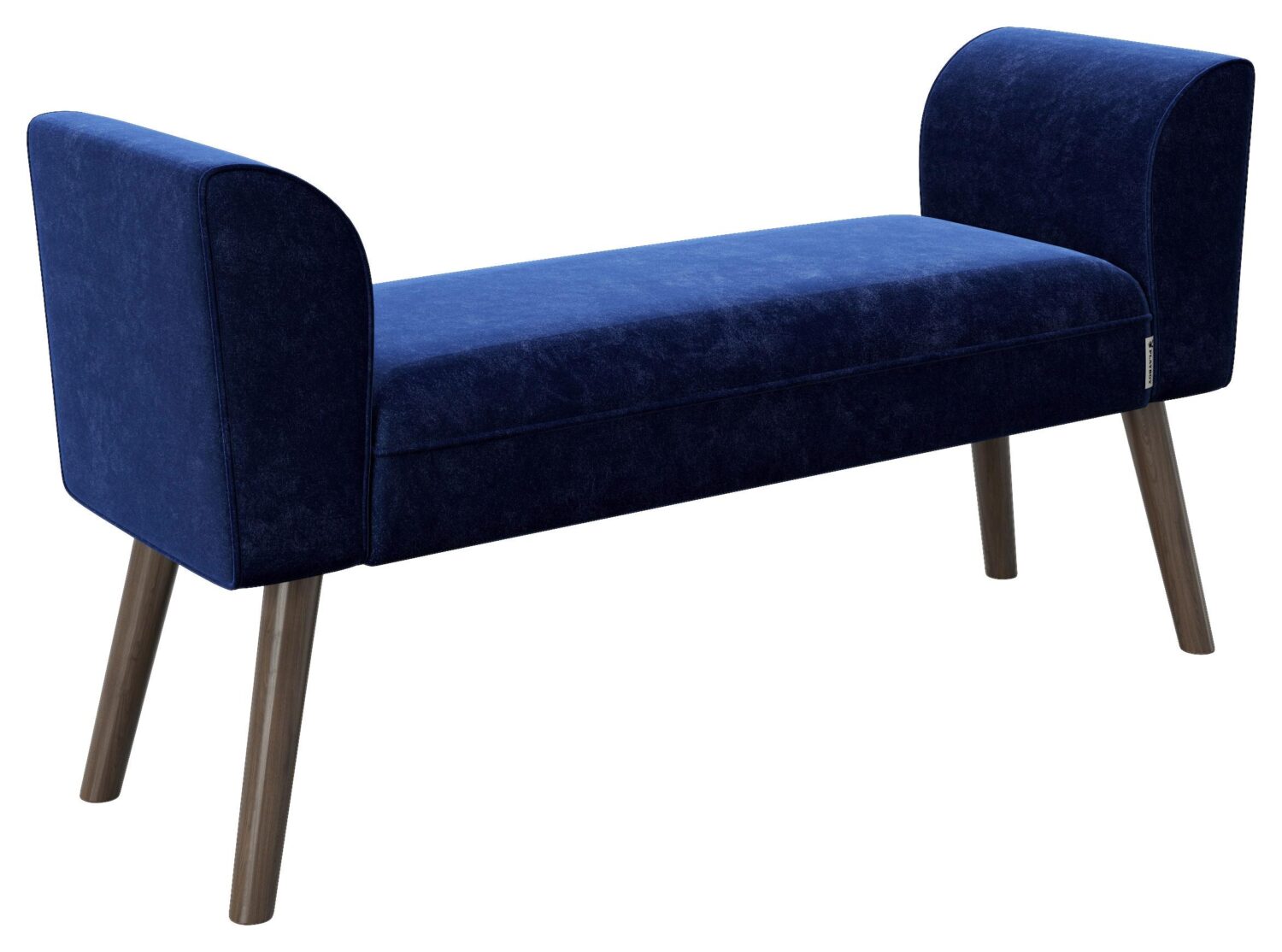 wohnli-moebel-suche-000776003605 Wohnli Möbelsuche - PLAYBOY Hockerbank Tiffany Samt Grau H: 54