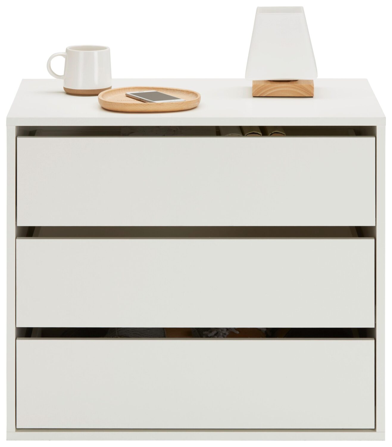 Schubladenset in Weiß Holzwerkstoff Mömax Möbel > Schränke > Kleiderschränke Weiß