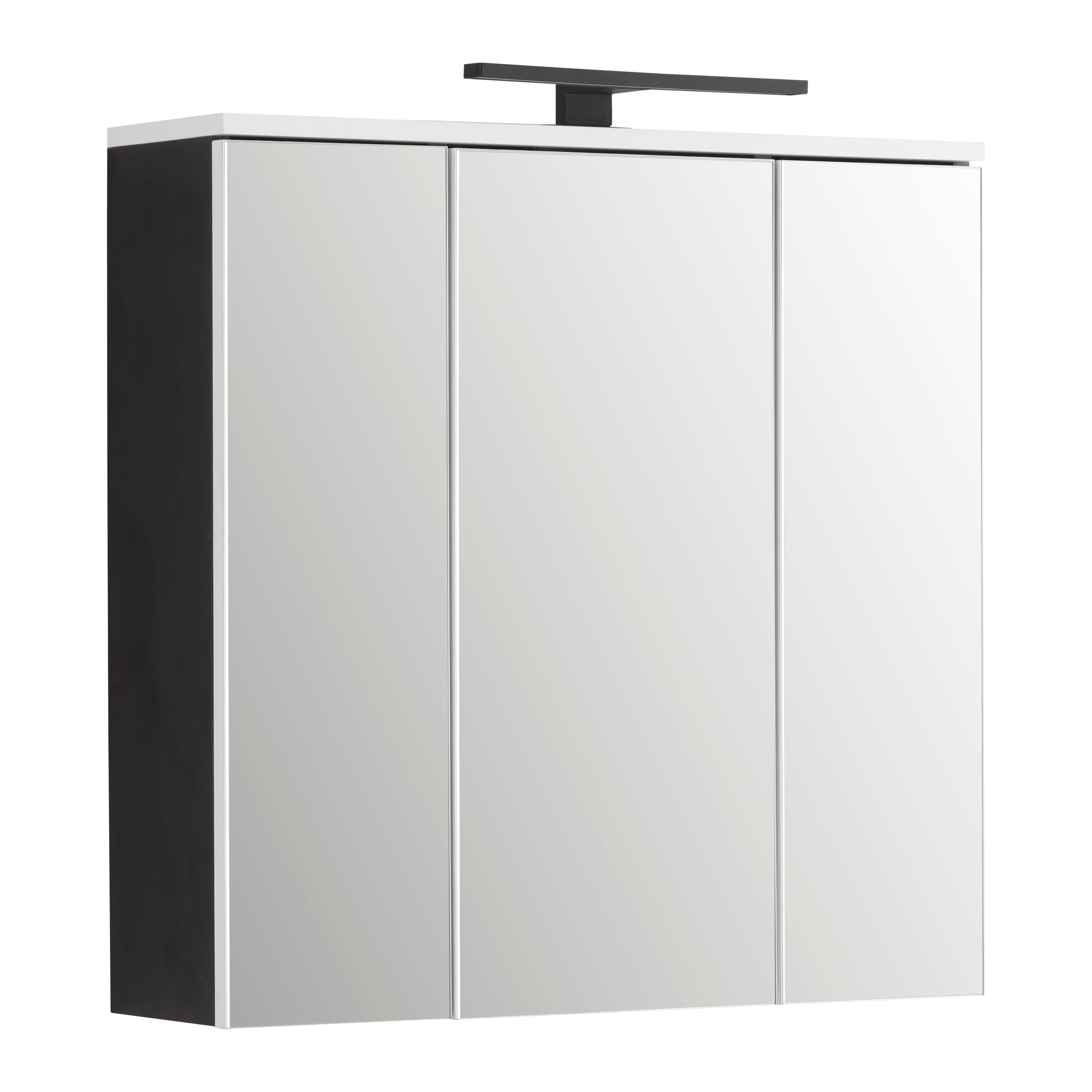 wohnli-moebel-suche-000780002603 Wohnli Möbelsuche - Spiegelschrank Wave II in Schwarz