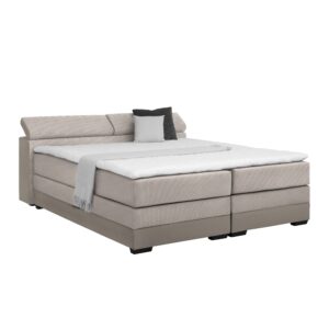 wohnli-moebel-suche-000812010410 Wohnli Möbelsuche - Boxspringbett Sevilla Graubraun ca. 160x200cm