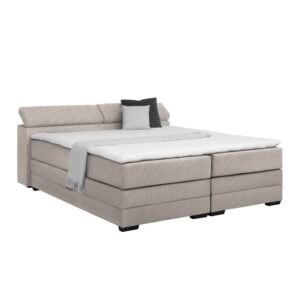 Wohnli Möbelsuche - Boxspringbett Sevilla Graubraun ca. 160x200cm