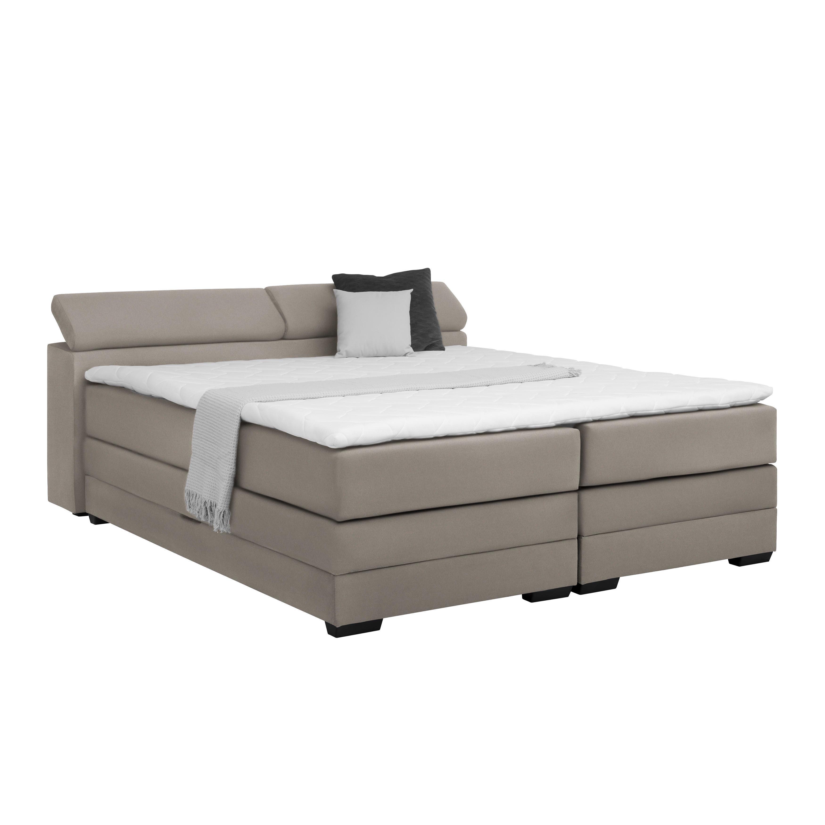 wohnli-moebel-suche-000812010438 Wohnli Möbelsuche - Boxspringbett Sevilla Graubraun ca. 160x200cm