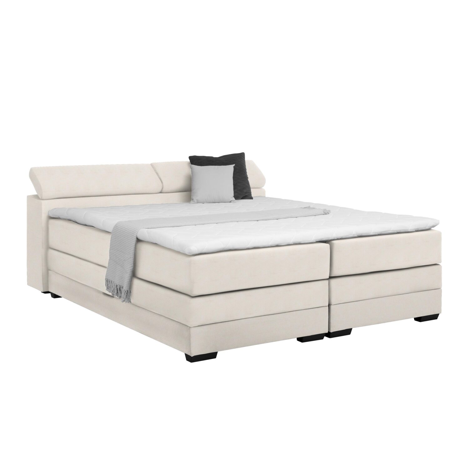 Wohnli Möbelsuche - Boxspringbett Sevilla Beige ca. 140x200cm