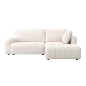 wohnli-moebel-suche-000817000202 Wohnli Möbelsuche - Wohnlandschaft Gia mit Schlaffunktion Weiß Cord