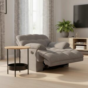 wohnli-moebel-suche-000817000301-1 Sessel Natalie Dunkelgrau/ Cord Drehbar Holz, Textil Bessagi Home Möbel > Sessel > Relaxsessel Grau