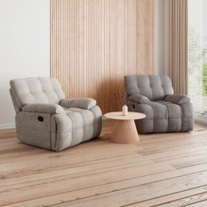 Wohnli Möbelsuche - Sessel Natalie Hellgrau/Cord