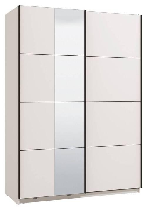 Wohnli Möbelsuche - Schwebetürenschrank Gard 150 in Weiß