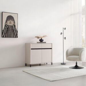 wohnli-moebel-suche-000834016106-1 Kommode Arran Kaschmir Holzwerkstoff Mömax Möbel > Kommoden & Schubladenschränke > Kommoden Schwarz
