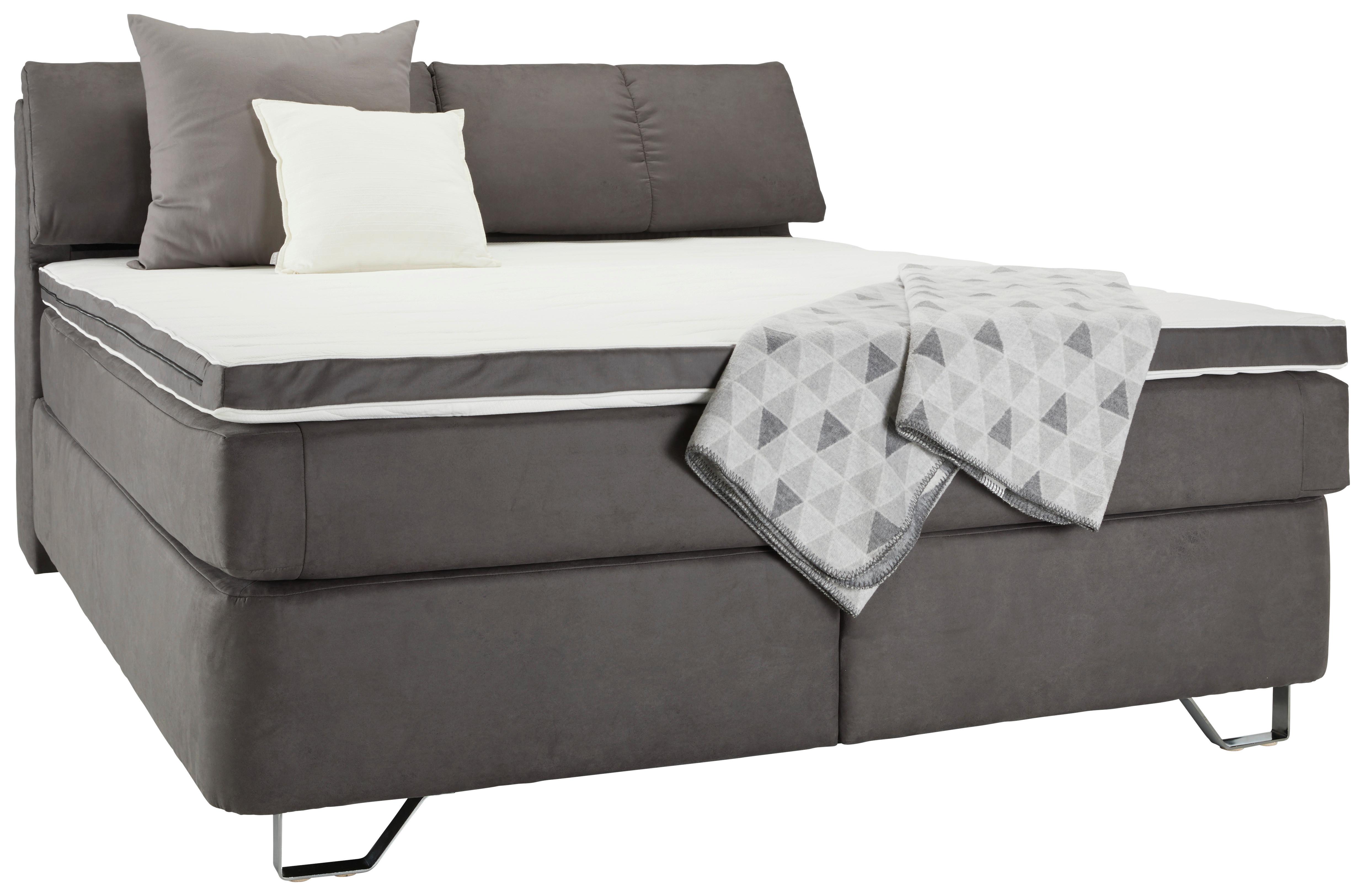Wohnli Möbelsuche - Boxspringbett Tabea Anthrazit ca. 180x200cm