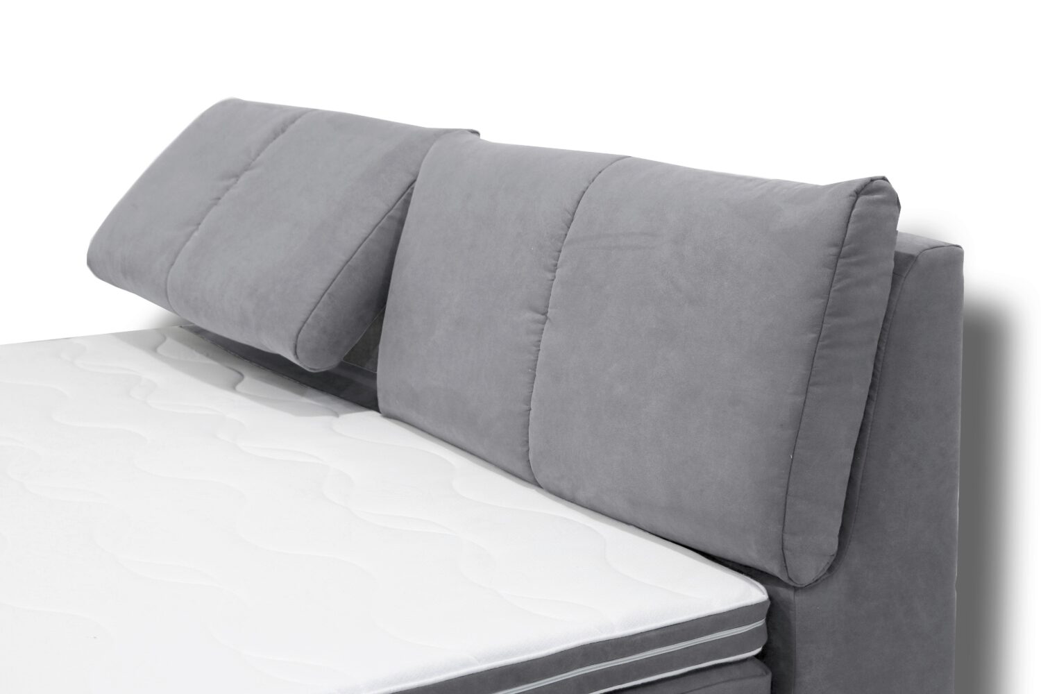 Boxspringbett Tabea Grau ca. 160x200cm Holz, Textil, Holzwerkstoff Mömax Möbel > Betten > Boxspringbetten Grau