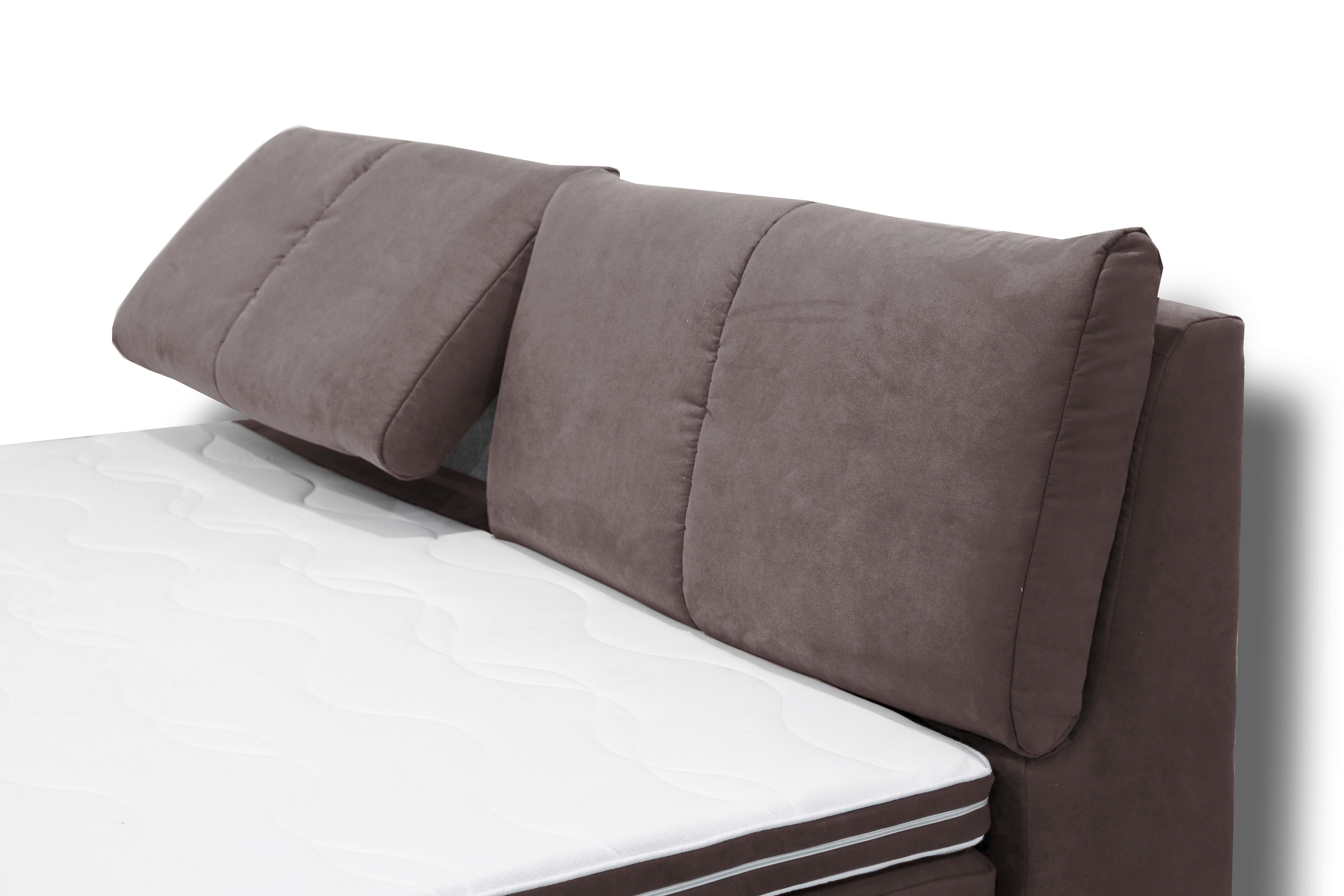 wohnli-moebel-suche-000840000309-1 Boxspringbett Tabea Braun ca. 160x200cm Holz, Textil, Holzwerkstoff Mömax Möbel > Betten > Boxspringbetten Braun