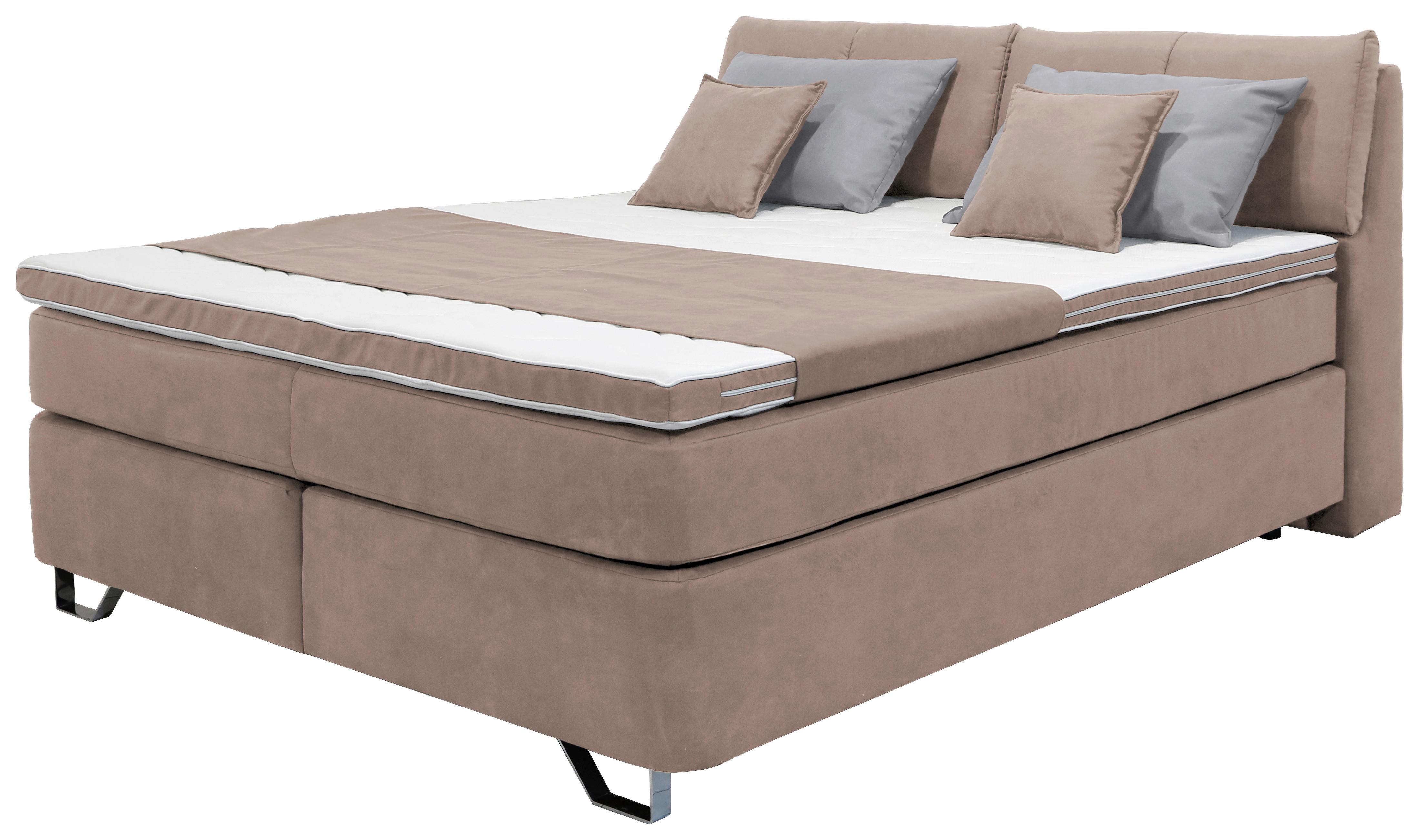 wohnli-moebel-suche-000840000312-1 Boxspringbett Tabea Beige ca. 160x200cm Holz, Textil, Holzwerkstoff Mömax Möbel > Betten > Boxspringbetten Beige