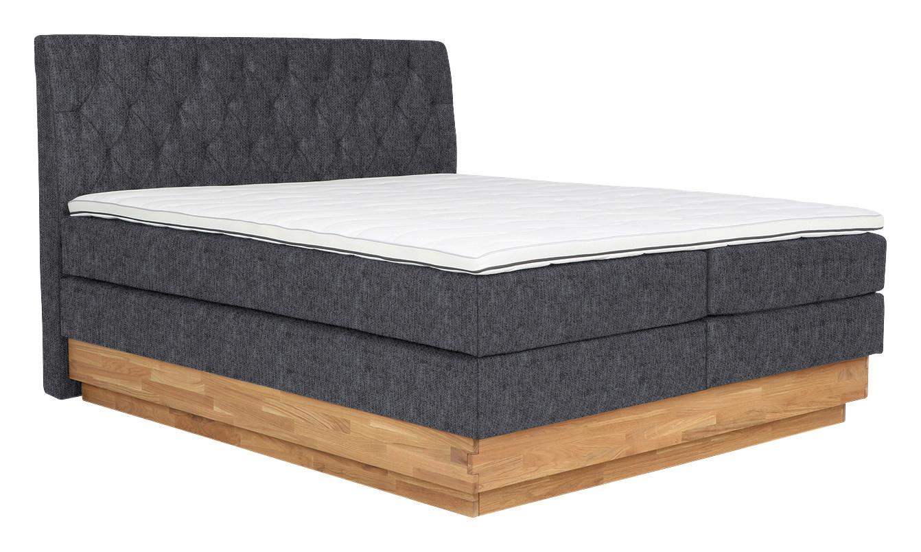 Wohnli Möbelsuche - Boxspringbett Marie in Anthrazit ca. 180x200cm