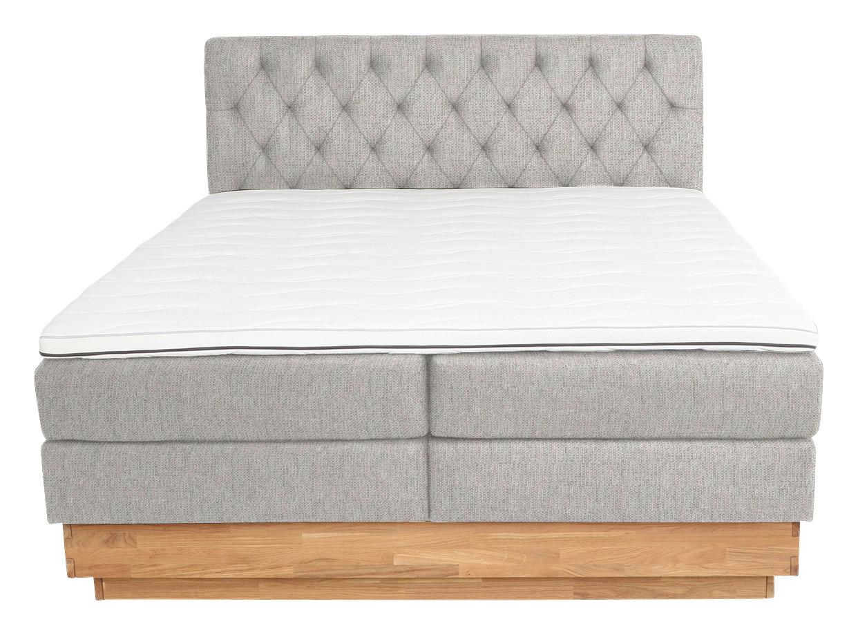 Boxspringbett Marie in Beige ca. 180x200cm Holz, Kunststoff, Textil Zandiara Möbel > Betten > Doppelbetten Beige