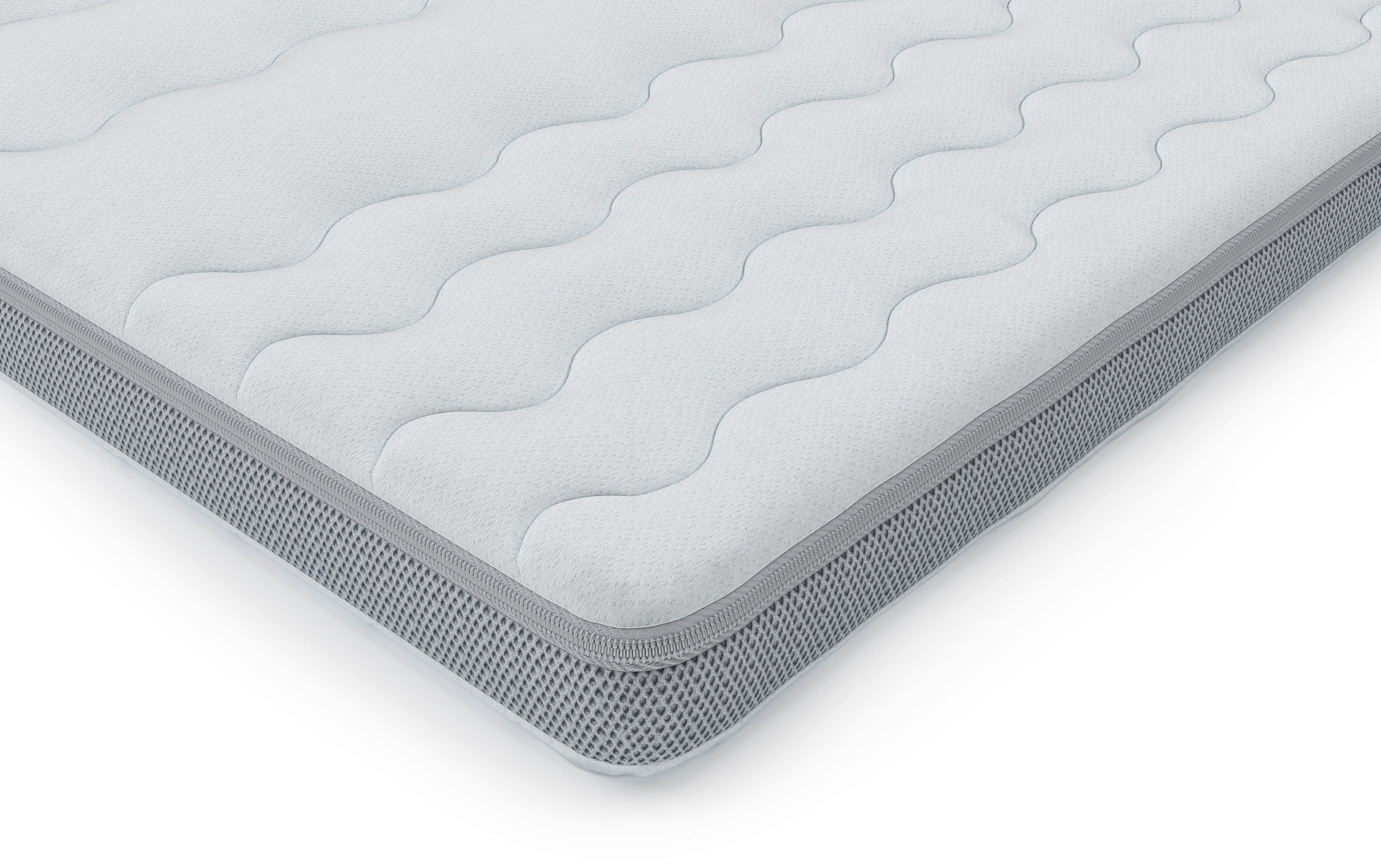 Topper Premium Gelschaum Weiß ca. 160x200cm Textil Premium Living Möbel > Matratzen > Topper Weiß